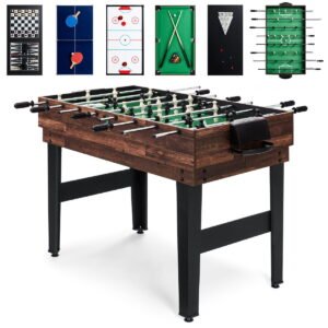 Ten-in-One Compact Family Game Table