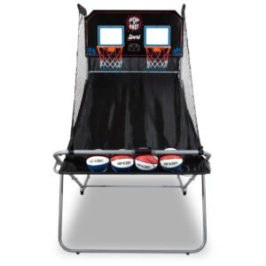 Dual-Hoop Electronic Arcade Basketball Game